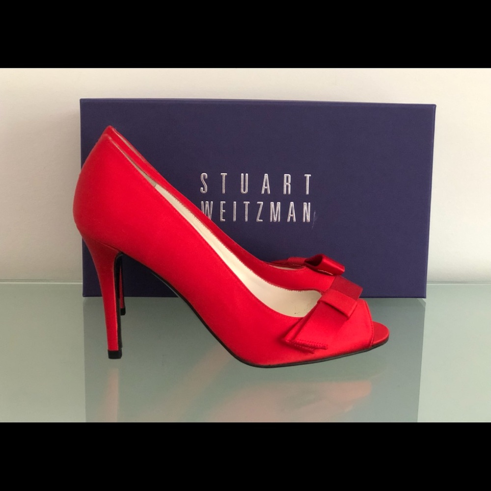 NEW! Stuart Weitzman Bowover Pump 85 mm